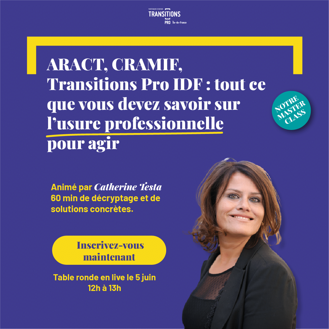 Prévenir l’usure professionnelle : une MasterClass à ne pas manquer !